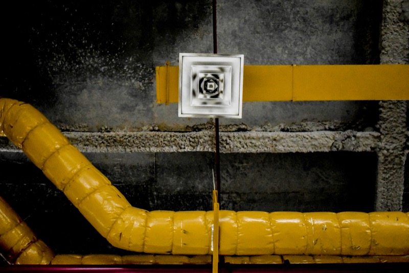 Air filters and air-quality products on display at Advanced AC Supply